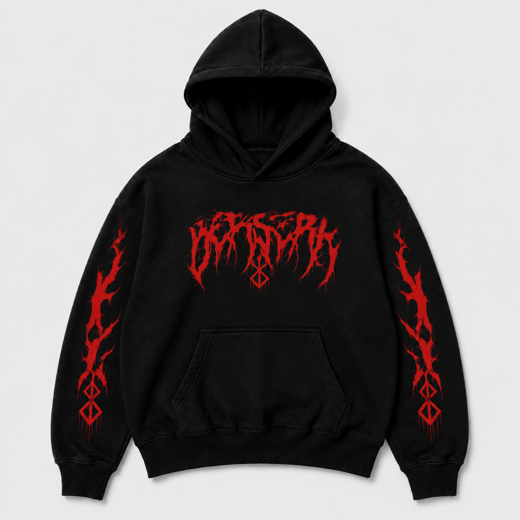 hoodie red berserk