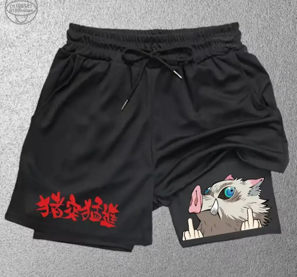 pantaloneta GYM kimetsu no yaiba  (L)