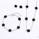  set flores negras gris