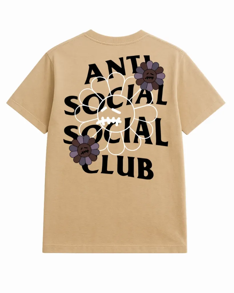 Playera Antisocial Club Vintage   (L)