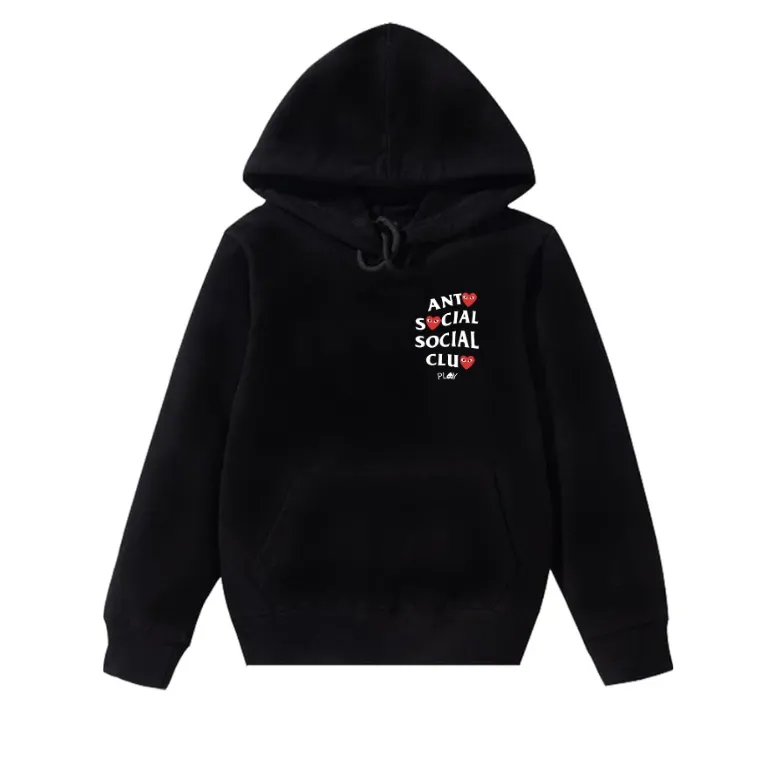 Anti social club hoodie