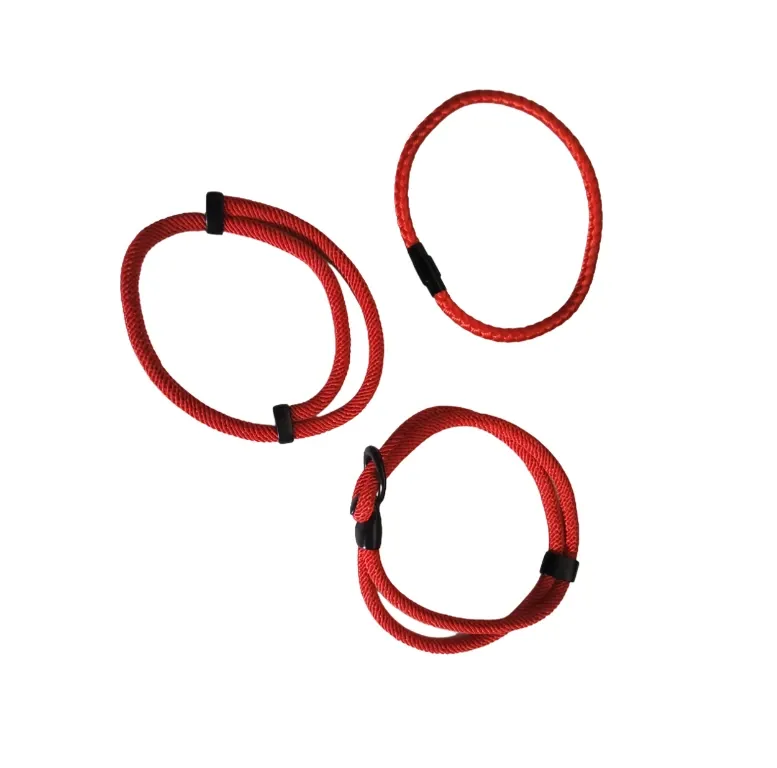 set 3 en 1 Pulsera de Cuerda Roja
