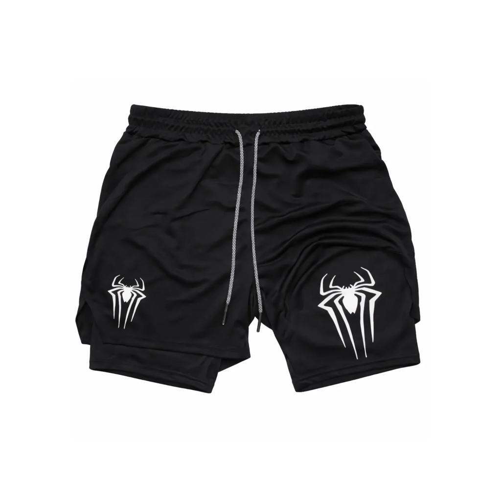short deportivo spiderman