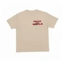 Playera Beige KEFY fuck The World