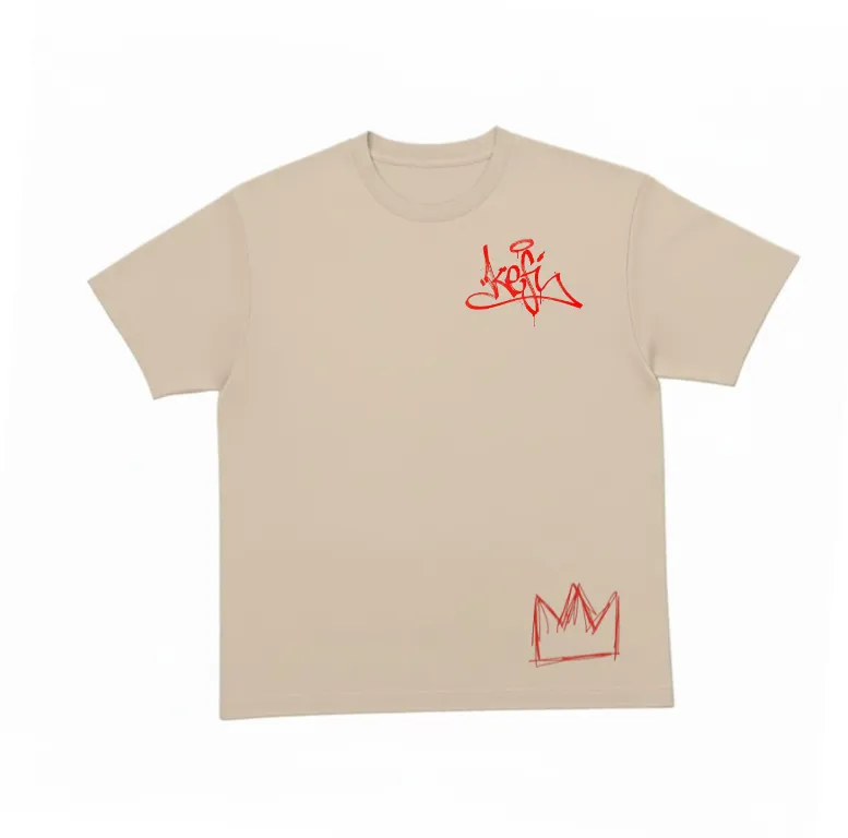 Playera Beige KEFY Crown