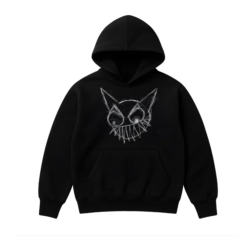 Hoodie Demon Cat (L)