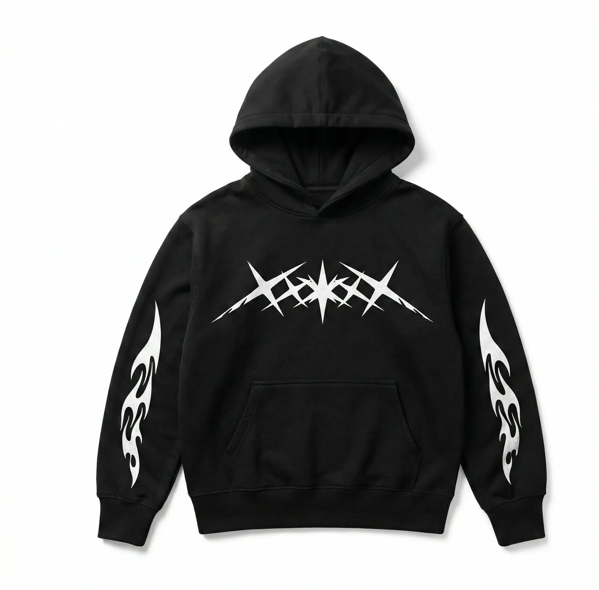 Hoodie Flame Star (L)
