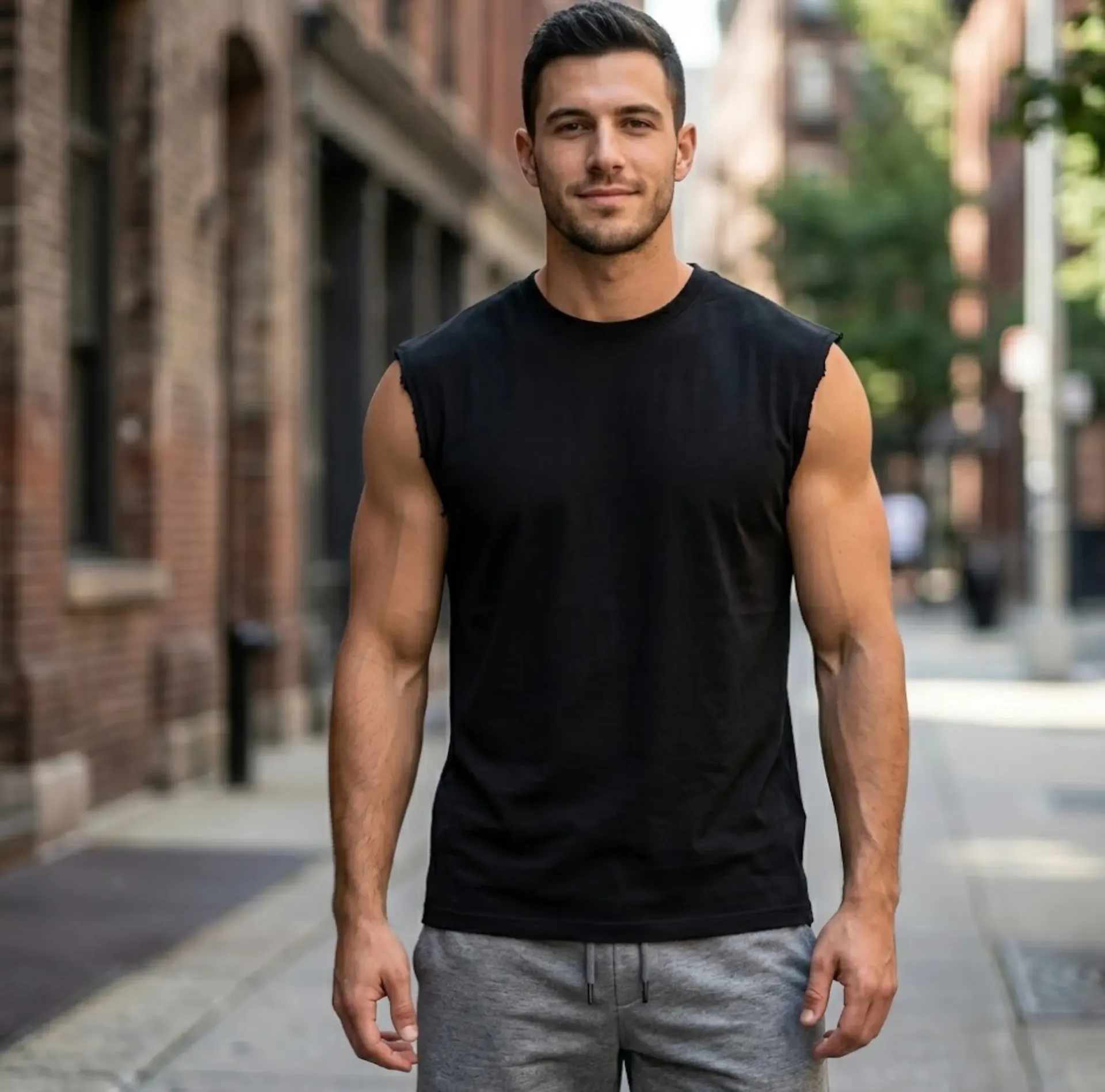 Playera Sin mangas Deportiva