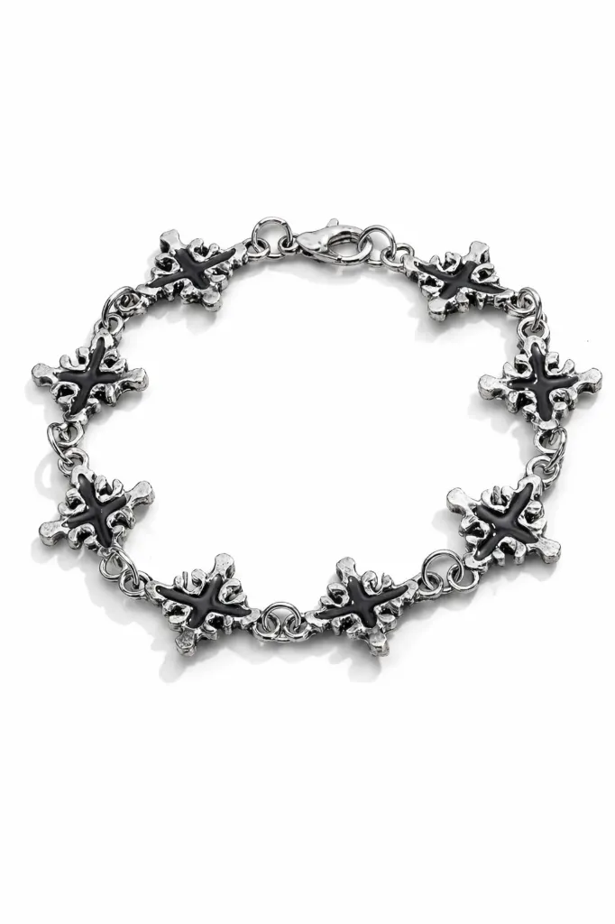 Pulsera Gótica X y2k