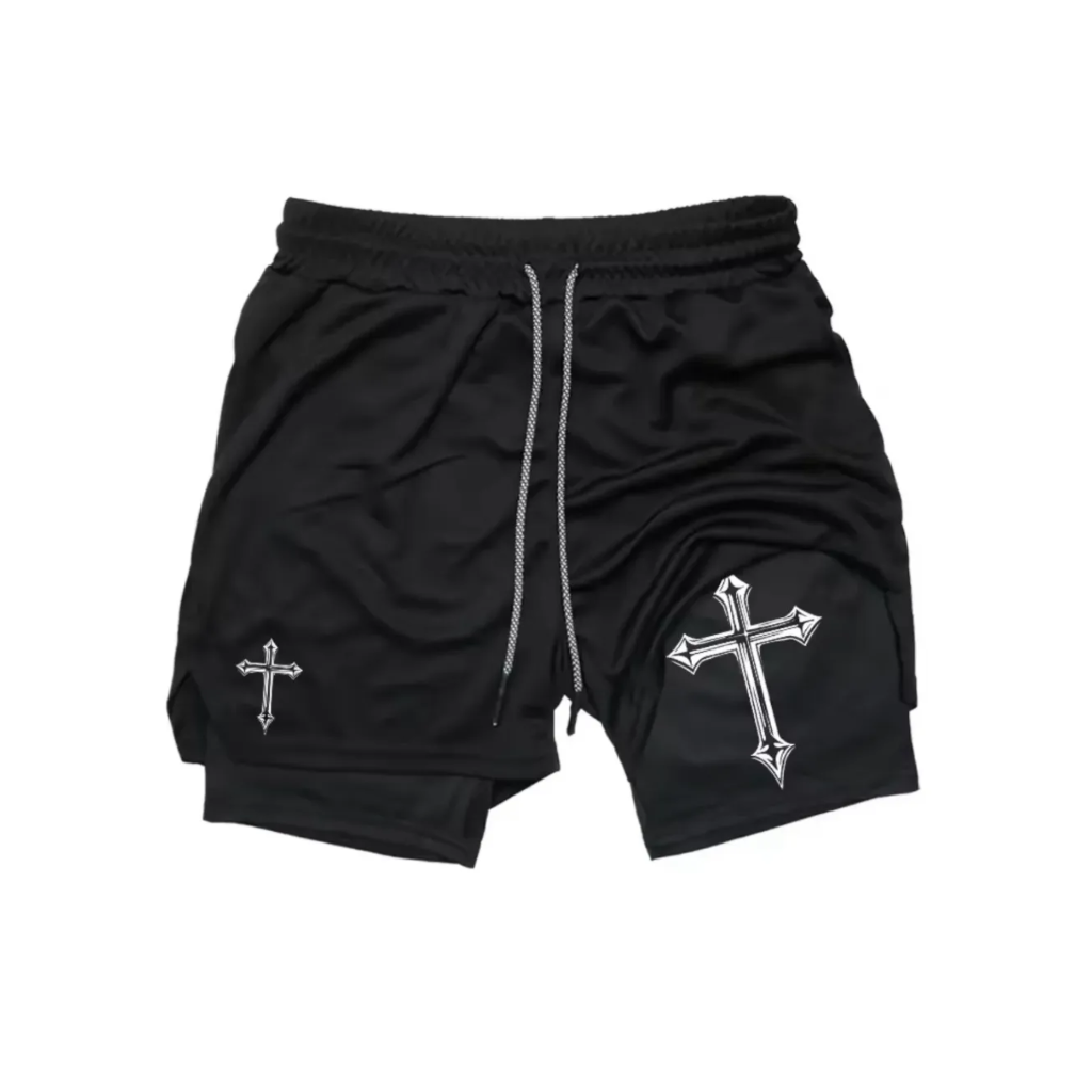 Pantaloneta cruz gotica
