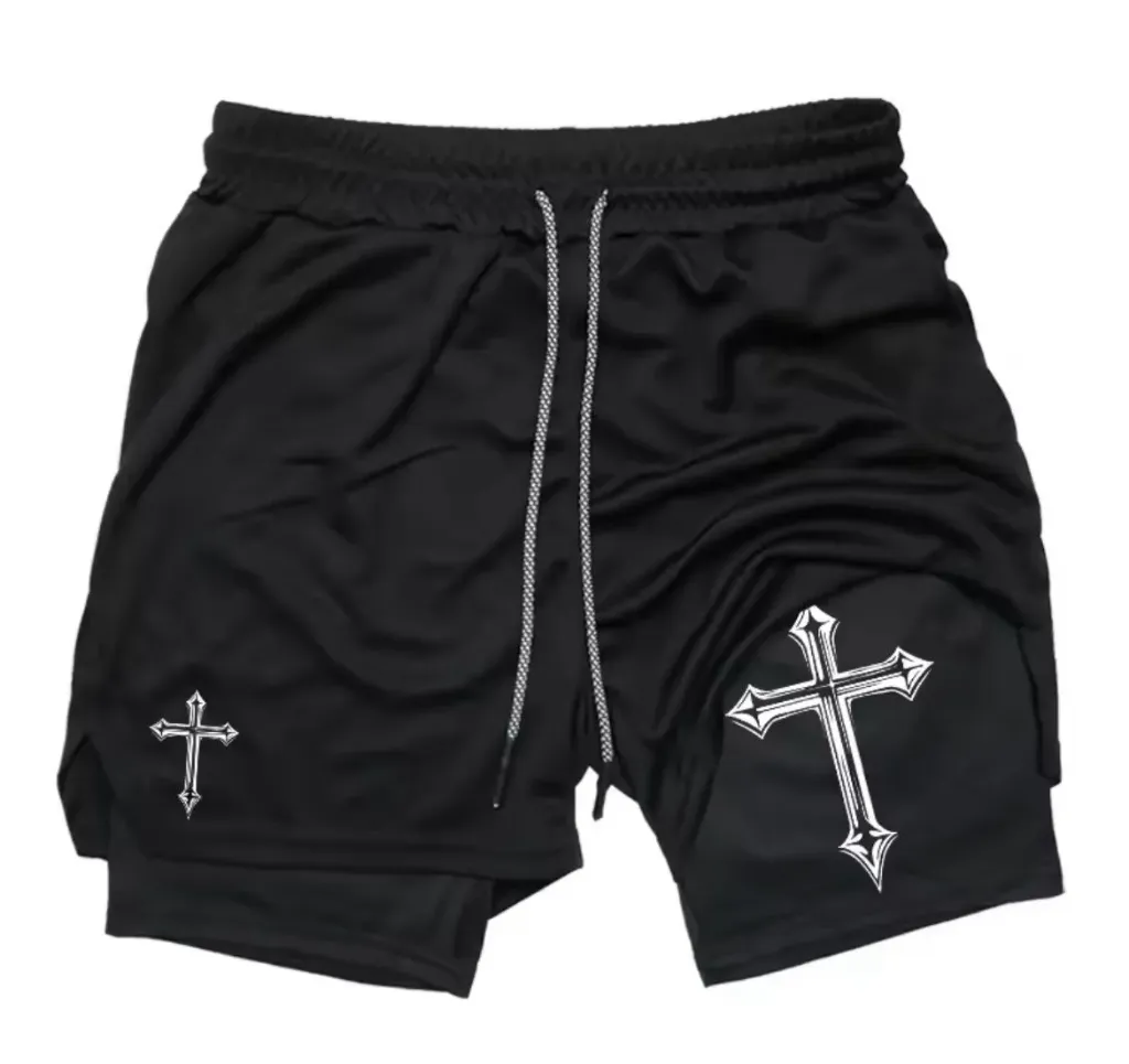 Pantaloneta cruz gotica