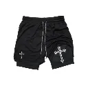 Pantaloneta cruz gotica