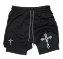 Pantaloneta cruz gotica