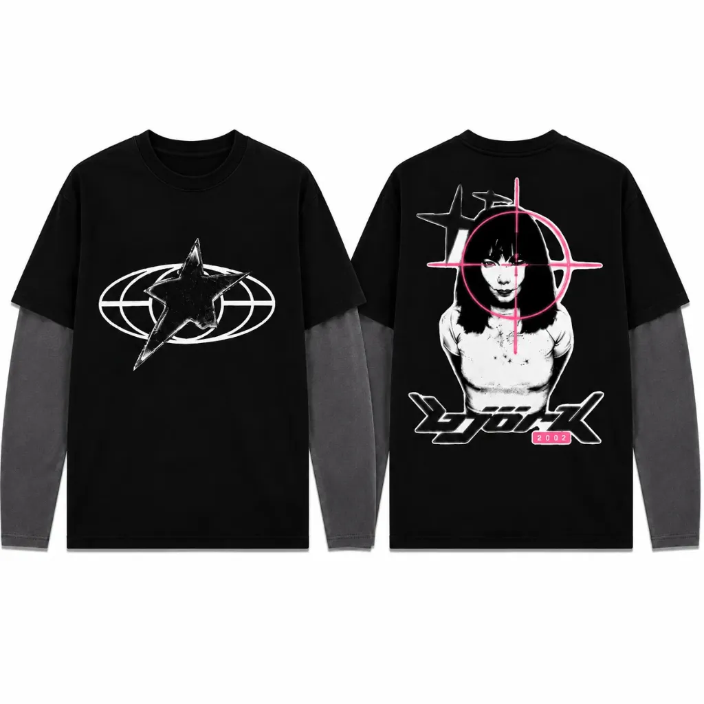 playera de doble manga Bjork