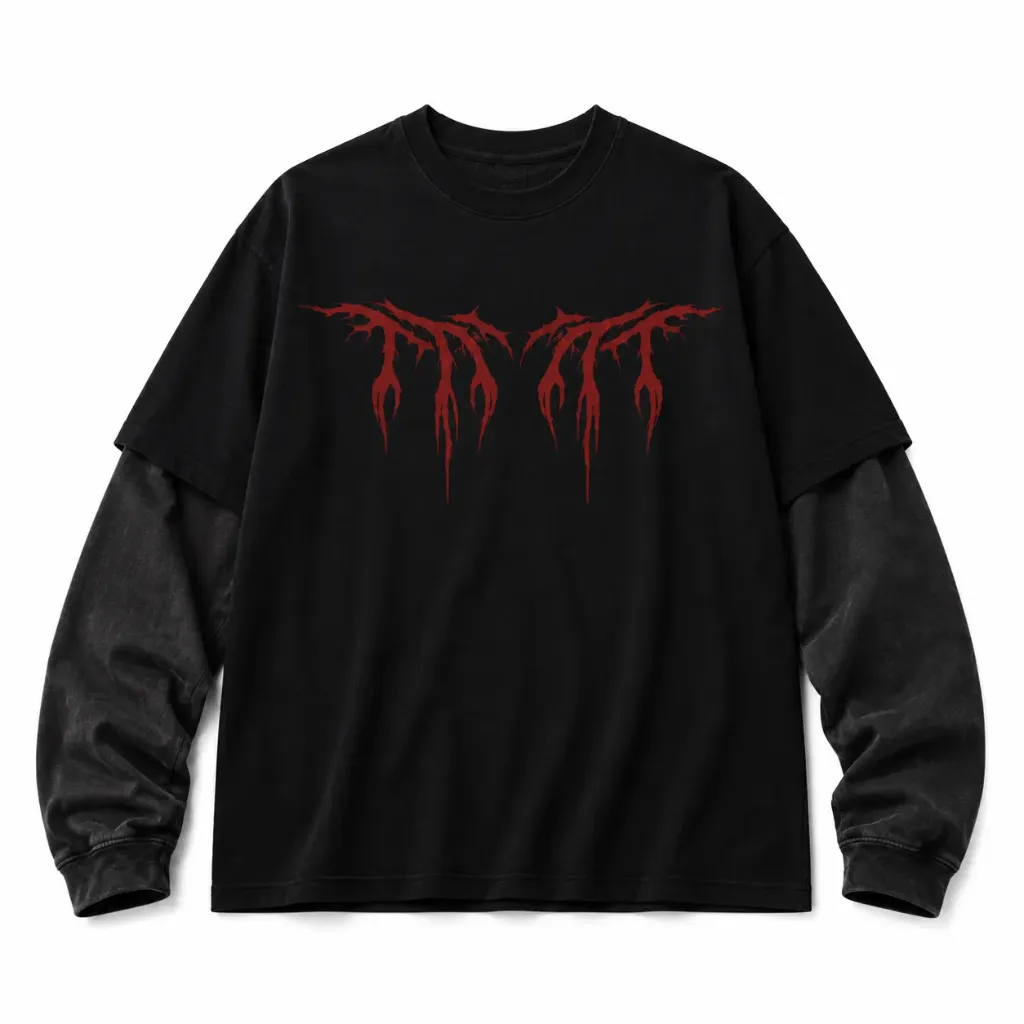 playera de doble manga Blood Thorm