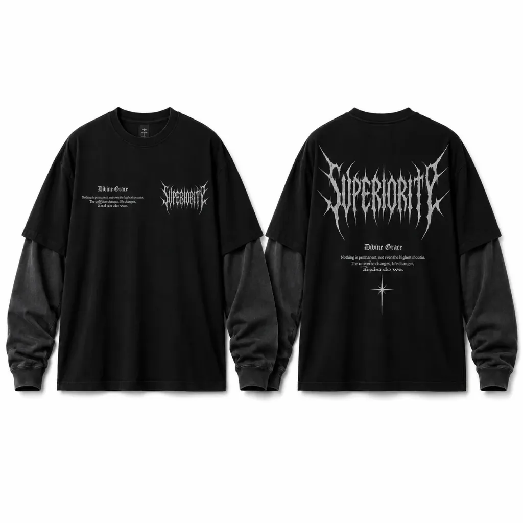 playera de doble manga superiority