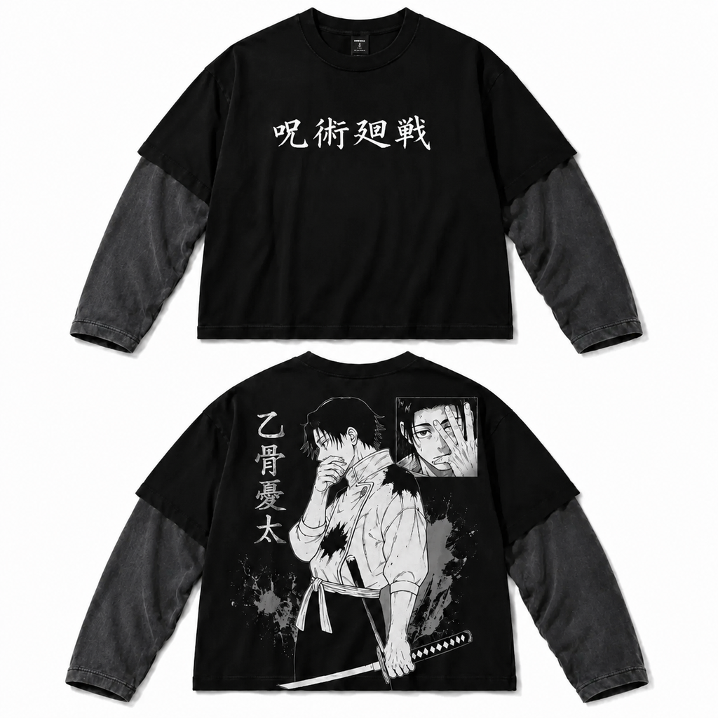 Playera de Doble manga yuta okkotsu