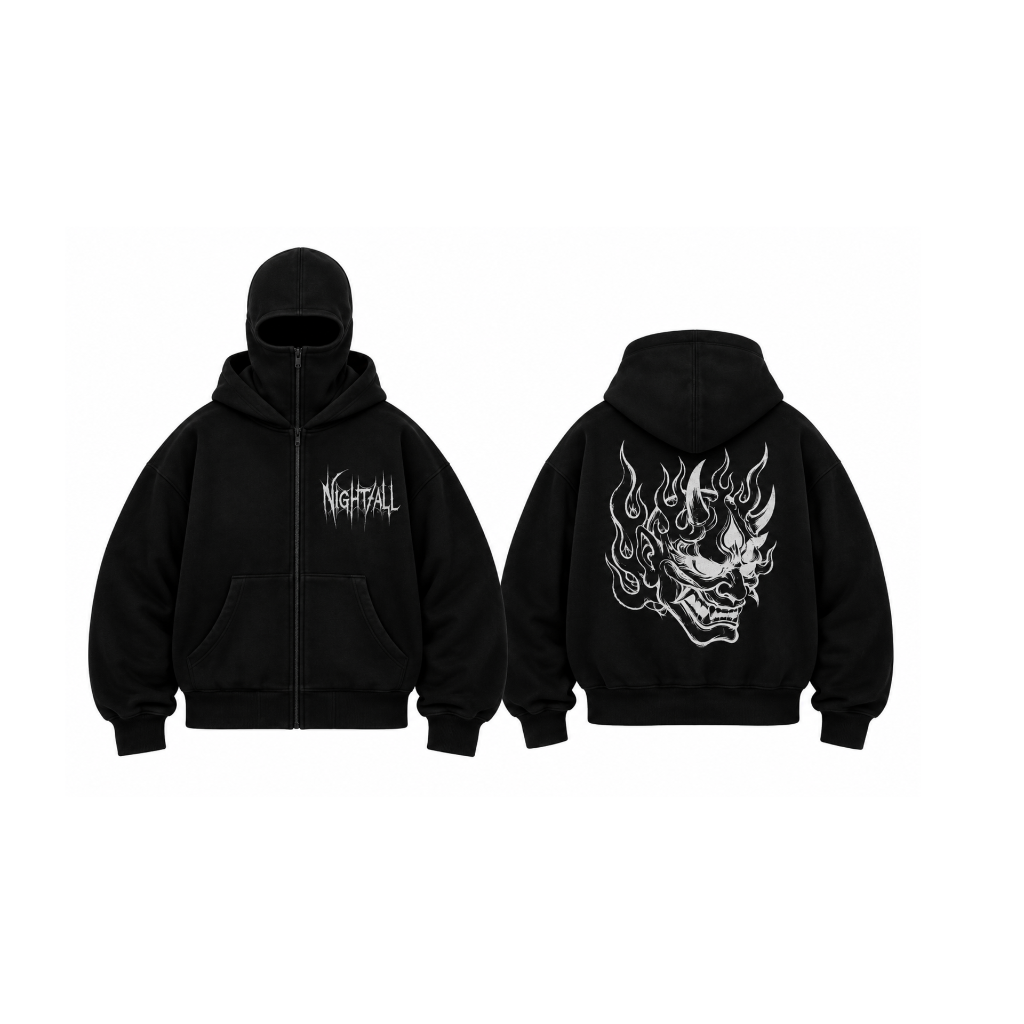 Sueter con pasamontañas nightfall (L)