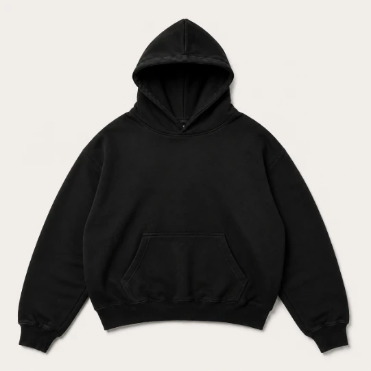 hoodie negro basico