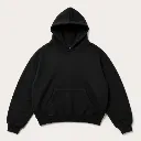 hoodie negro basico
