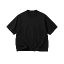 Basic Tee Cuello Grueso (negro)