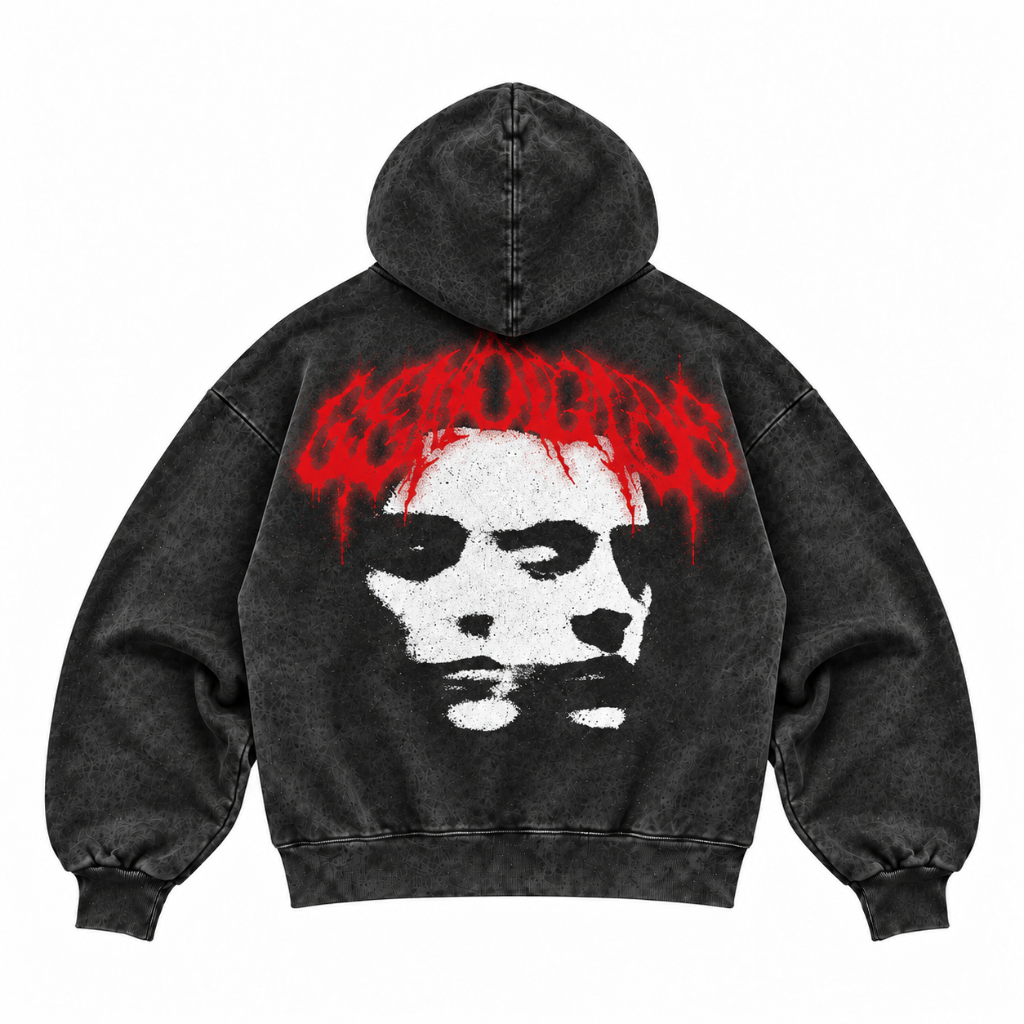 Hoodie deslavado RED EYE
