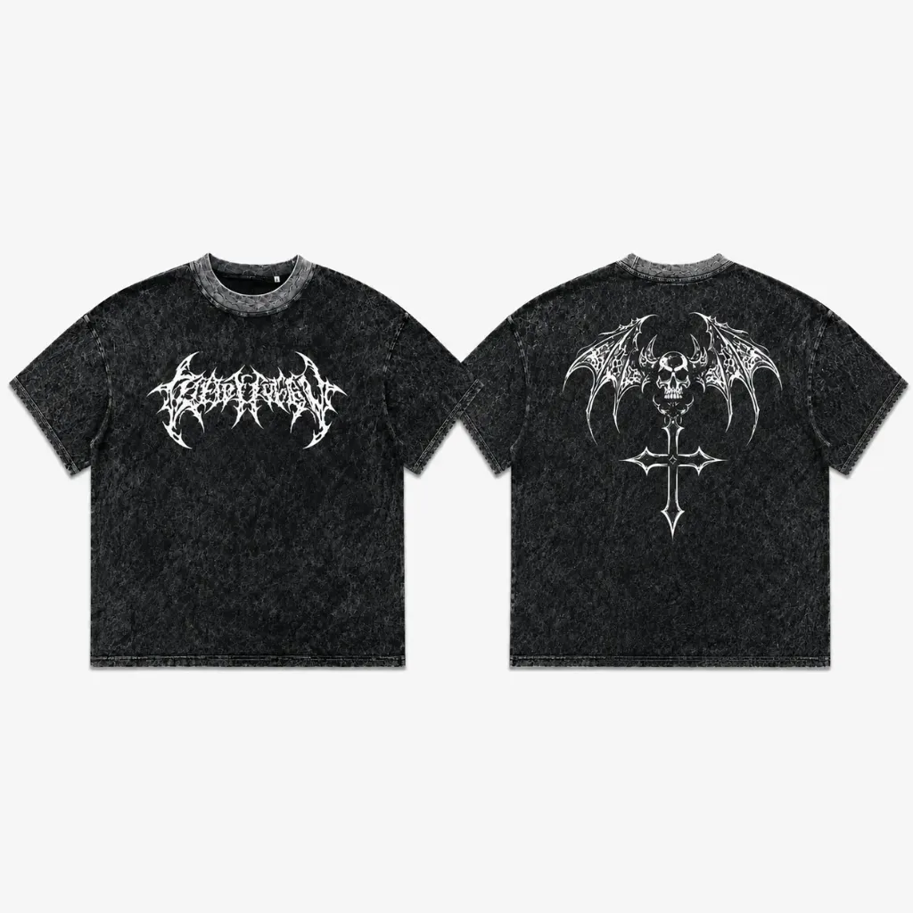 playera deslavada DREAD (L)