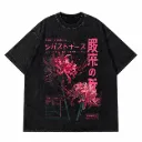 playera deslavada spider lily