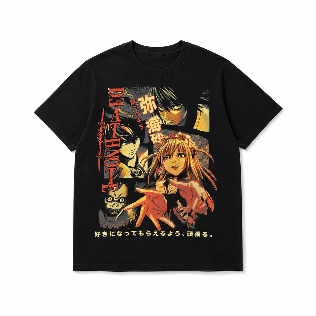playera death note vintaje