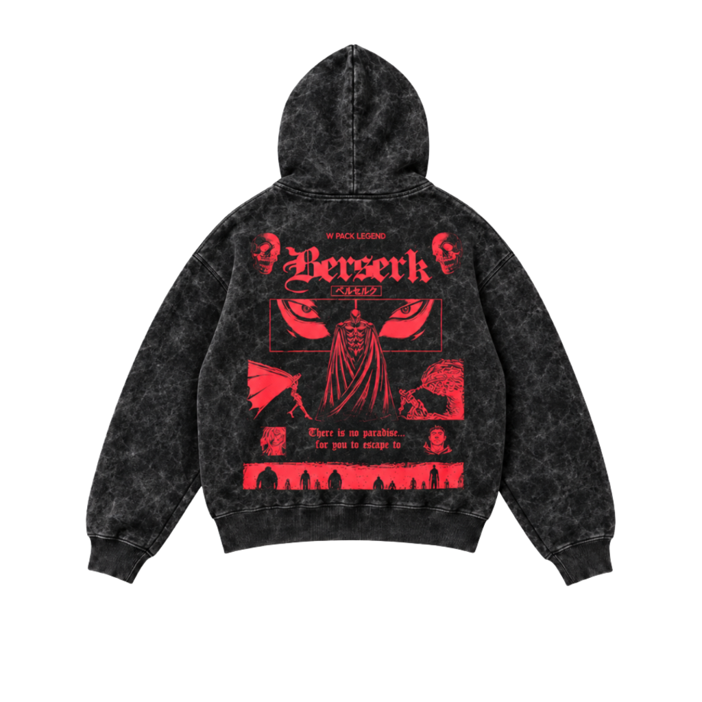 Hoodie Deslavado Berserk