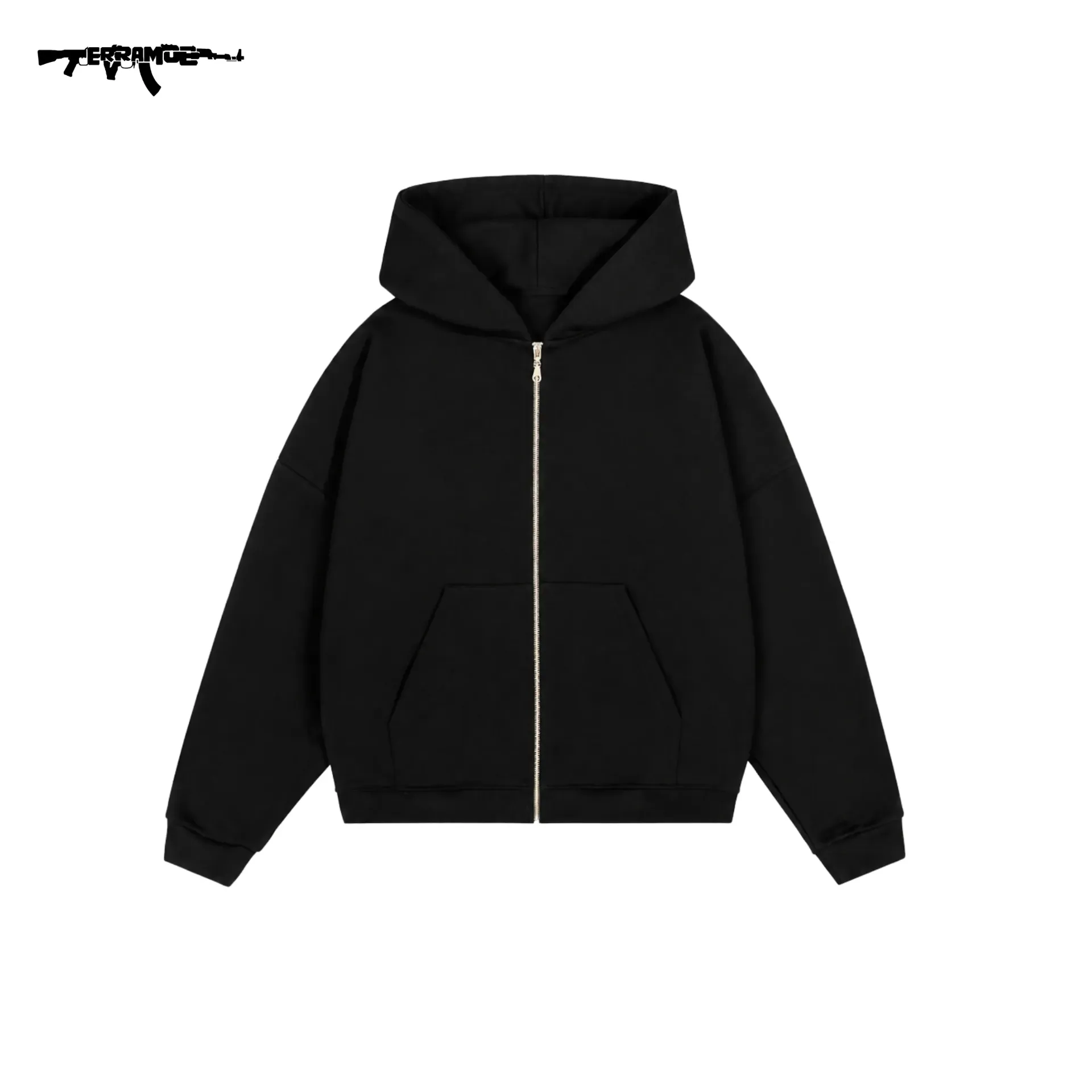 Zípper Hoodie terra mob