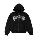 Ziper Hoodie electric skull