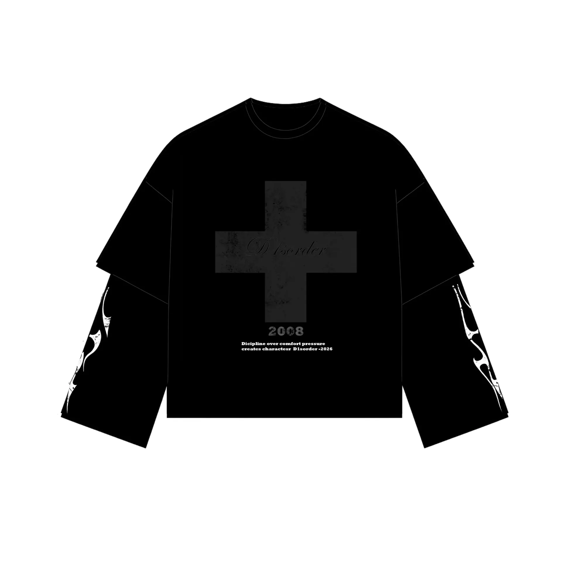 T- Shirt Doble Manga  Cross 2008