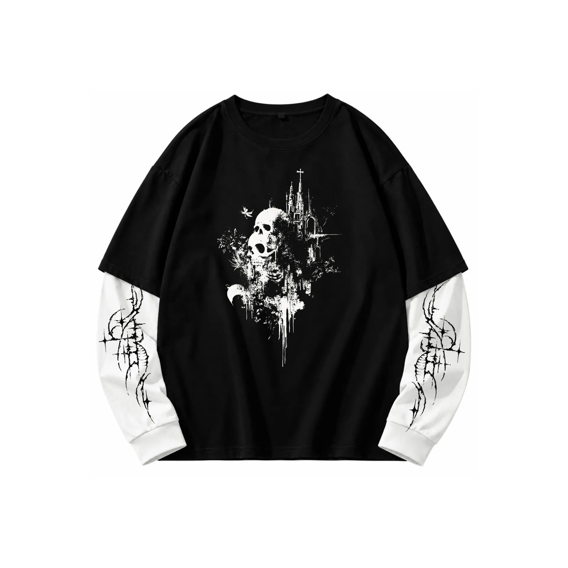 Playera de doble manga Cold Faith